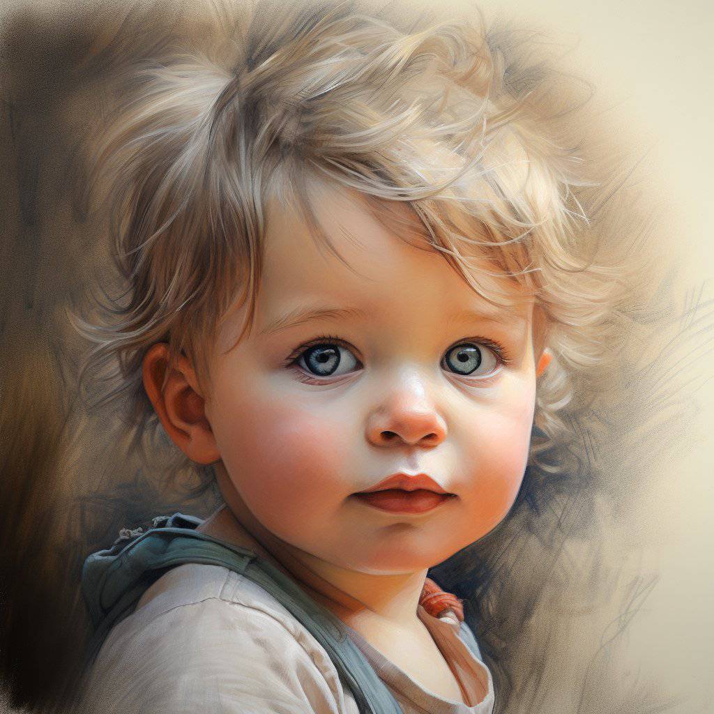 Tarot Inspired Baby Drawing